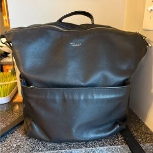 Mina Baie Stevie midi diaper bag- real leather